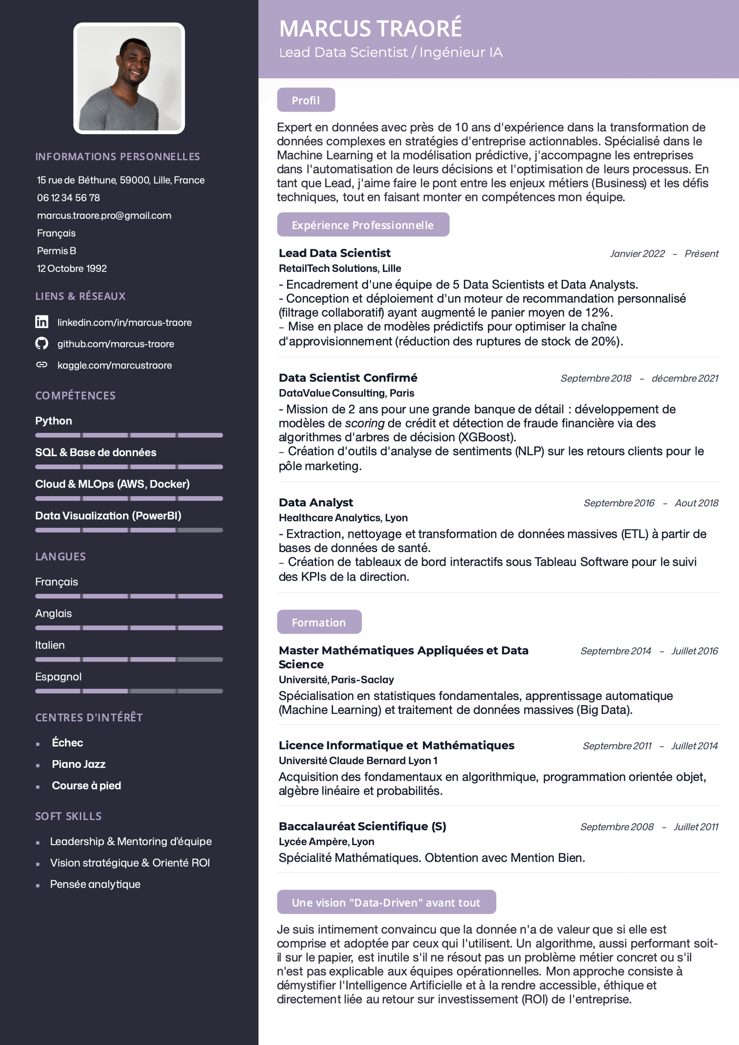 CV Créatif