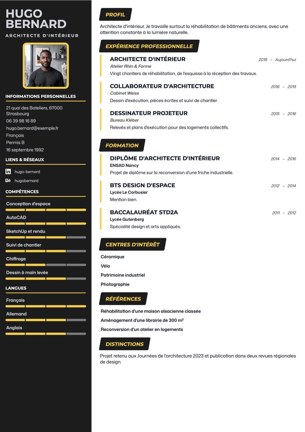 Modèle Architect